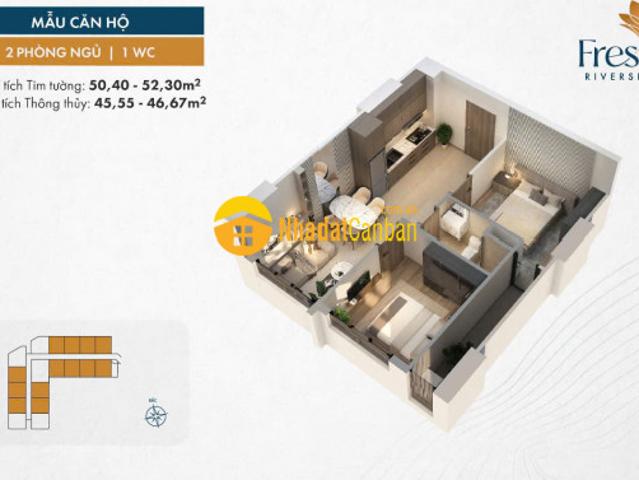 Fresia riverside căn hộ cao cấp vững vàng lợi nhuận