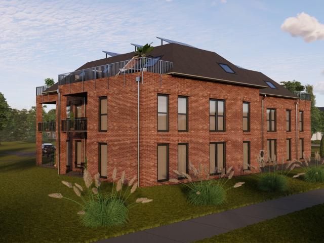 Friesoythe Mittelstenthüle| Moderne und barrierefreie Neubauwohnung im idyllischen Ferienort Thüle in KFW 40 Standard