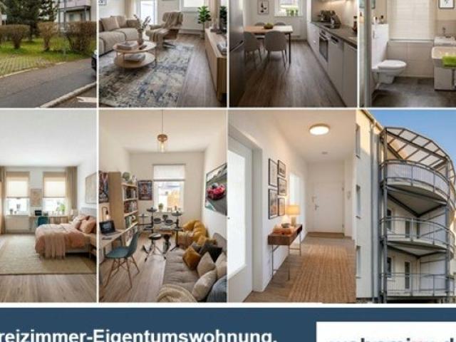 Frisch modernisierte Wohnung mit Balkon in schöner Lage von Reichenbrand