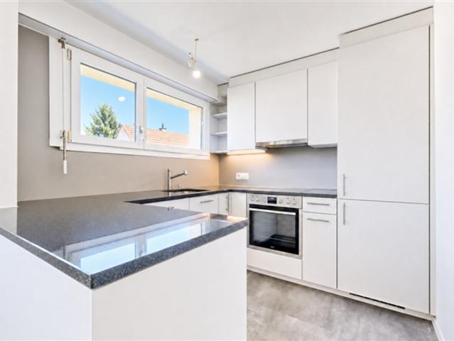 frisch renovierte 3.5 ZWG mit Balkon, Keller, Estrich, Waschmaschine und Parkplatz