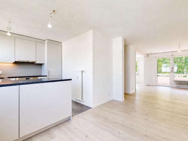 frisch renovierte 3.5 ZWG mit Balkon, Keller, Estrich, Waschmaschine und Parkplatz