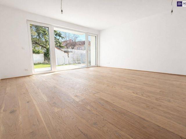 Frühjahrs Aktion* Erstbezug mit Terrasse und Eigengarten: Moderne 2 Zimmer Neubauwohnung mit privater Grünfläche im Herzen von Traiskirchen