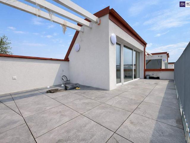 Frühjahrsaktion* Wohnen über den Dächern: Exklusive 3 Zimmer Dachgeschosswohnung mit großer Dachterrasse im Erstbezug!