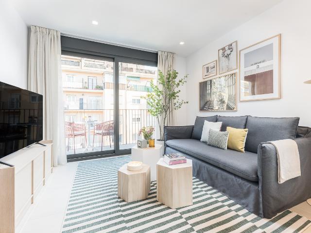 Functional apartment with private balcony