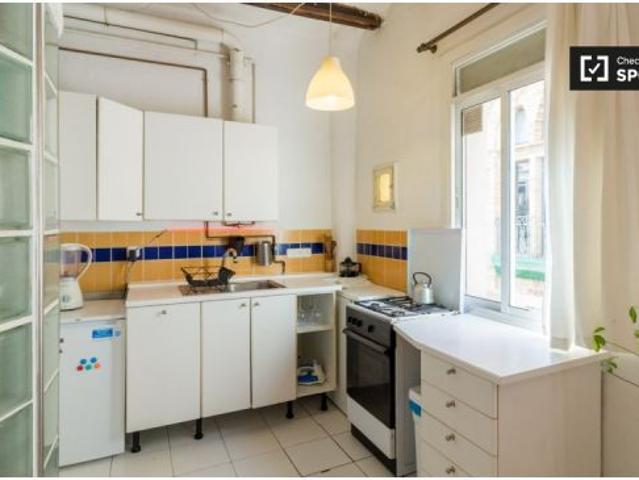 Funky apartamento de 1 dormitorio en alquiler, cerca de la playa de la Barceloneta, La Barceloneta