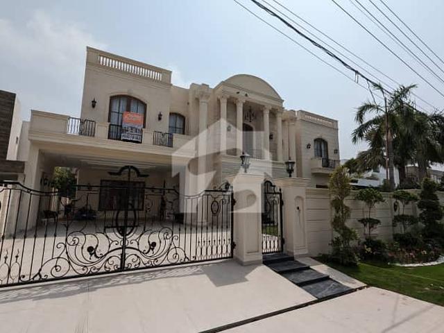 Full Basement Fully Furnished Brand New 2 Kanal Top Location Spanish Bungalow With Pool, Lift, Gym And Home Theatre Is Available In The Best Block Of DHA Lahore