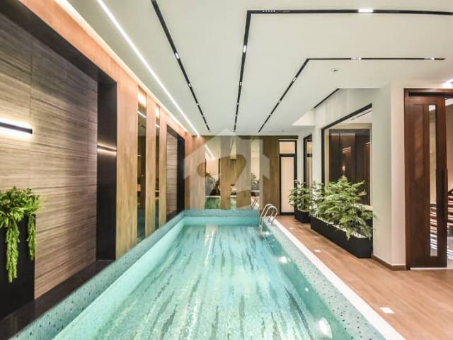 Full basement swimming pool 1 kanal brand new furnished modern bungalow for sale design by mohsin ali studio in dha phase 7