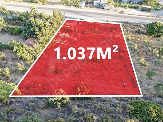 FULL DENİZ MANZARALI ANAYOL'A SIFIR SARI LİMANDA 1.037M ARSA