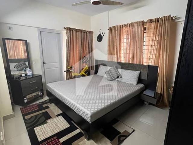 Full Furnished 3 Bed DD Corner Apartment For Sale
