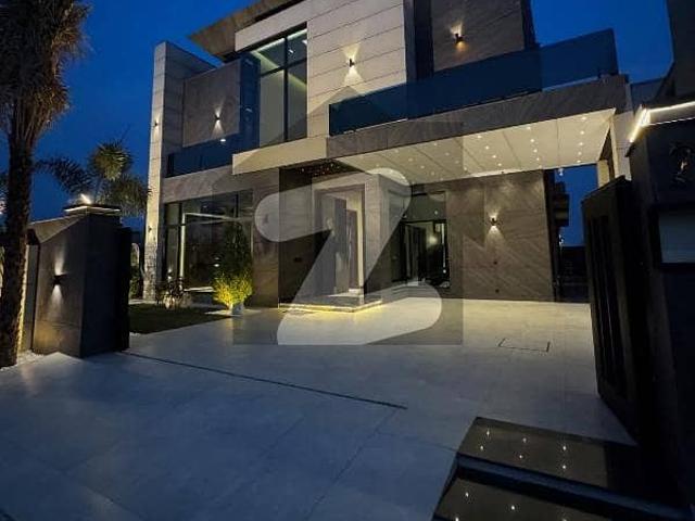 Full furnished with solar installed 1 kanal brand new modern designer house for sale in phase 6 c block