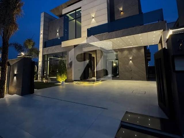 Full furnished with solar installed 1 kanal brand new modern designer house for sale in phase 6 c block