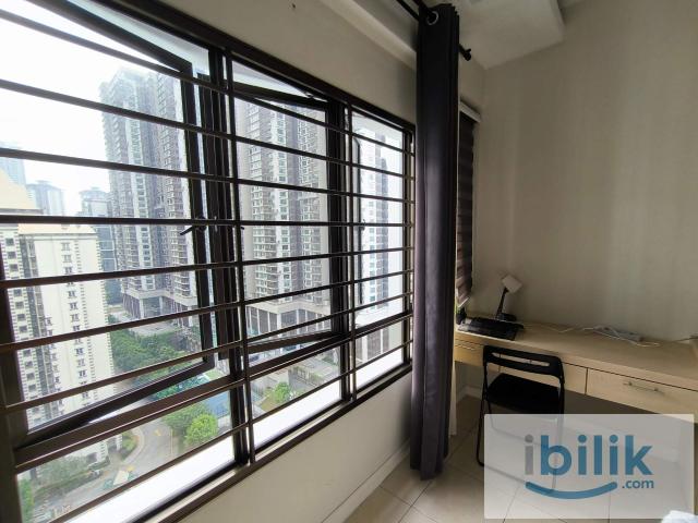 Full furnished female master room with private toilet casa kiara 1, mont kiara female only