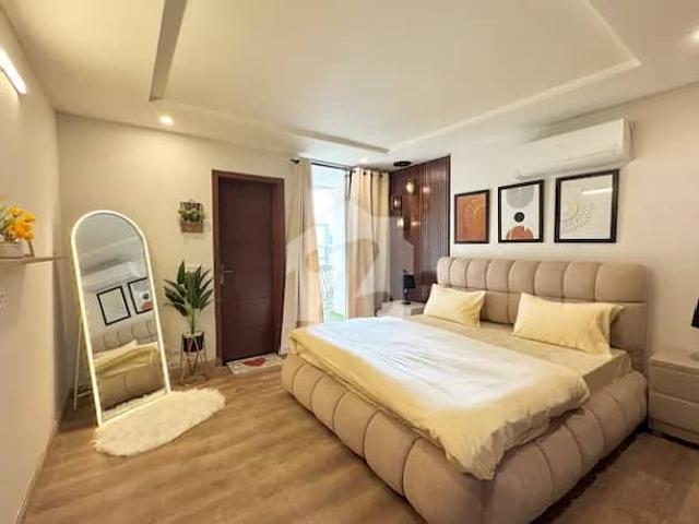 FULL Luxury Furnished One Bedroom Apartment Available For Rent In Gulberg Greens Islamabad