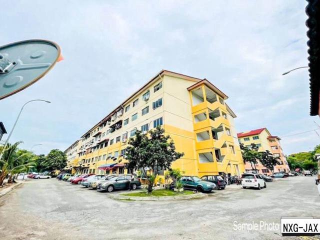 FULL LOAN 1st Floor Unit Pangsapuri Aman Perdana Flat 650sqft 3R2B