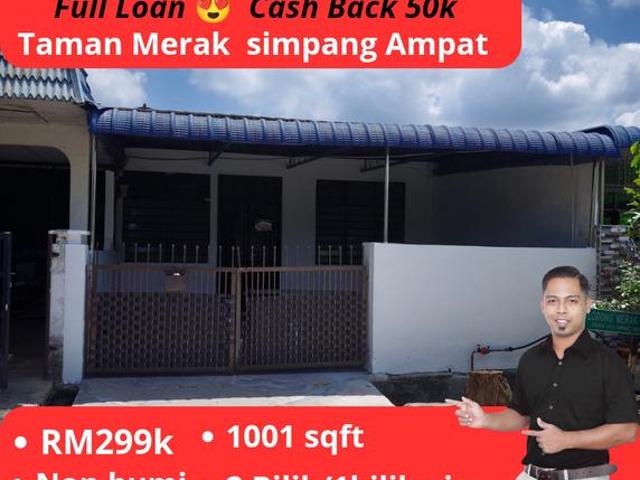 Full Loan Cash Back 50k Taman Merak Simpang Ampat