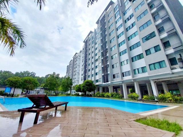 FULL LOAN GROUND FLOOR Suria Rafflesia Apartment Setia Alam