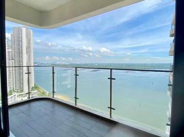 Full Loan Danga Bay Royal Strand Seaview High Floor Three Balcony