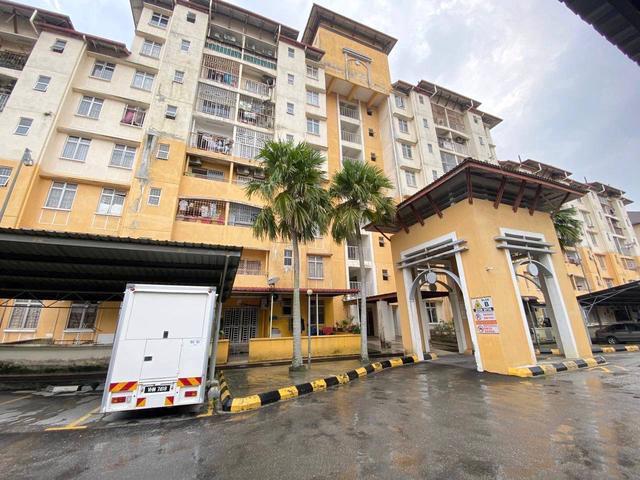 FULL LOAN FREEHOLD Bayu villa apartment taman bayu perdana klang