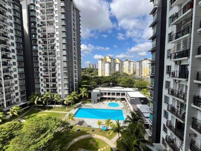 Full loan Larkin MTiara Apt Middle floor 3beds Taman Abad Pelangi CIQ