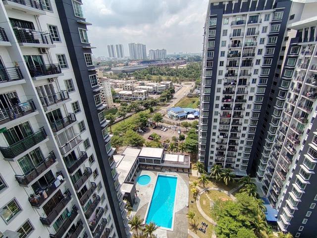 FULL LOAN Mtiara apartment larkin CORNER high floor neae ciq jb town