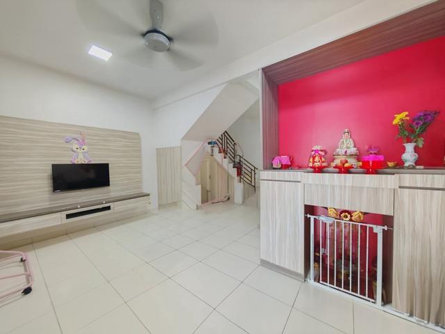 Full loan scientex jaya double storey terrace house kulai senai saleng