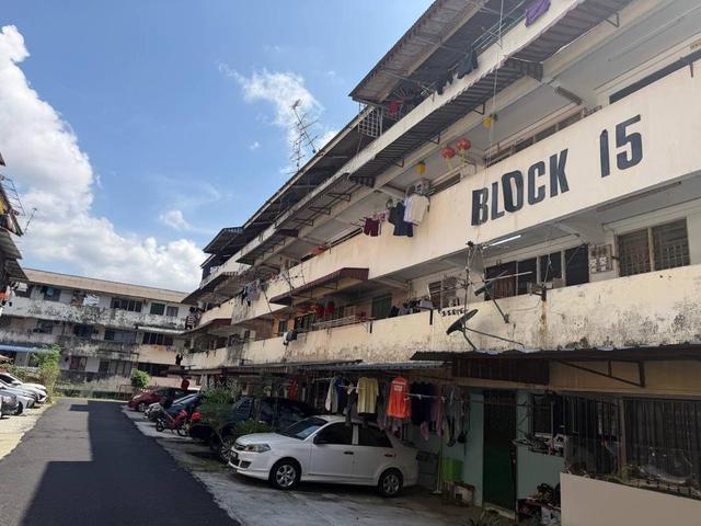 Full Loan Tun Aminah Low Cost Flat Ground Floor Skudai House For Sales