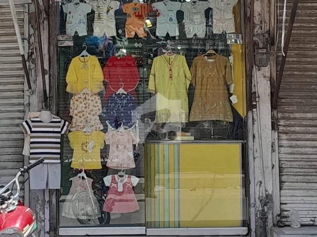 Fully Commercial Shop For Sale On Sarwar Road, Saddar Bazaar Lahore Cantt Running Baby & Kids Garments Business