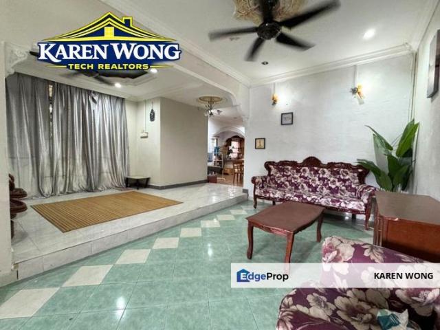 【FULLY EXTENDED AWNING】TAMAN SEMARAK Near Padang Temusu 1 Storey SEMI DETACHED for Sale