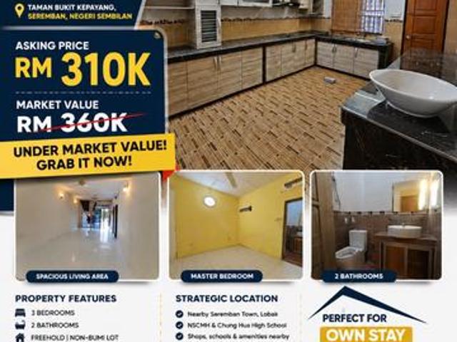 Fully Extended Kitchen Good LocationTaman Bukit Kepayang 3R2B