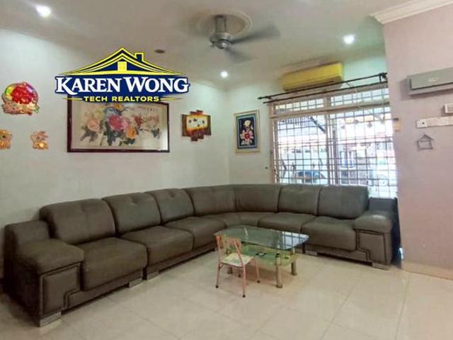 FULLY EXTENDEDBANDAR LAGUNA MERBOK RENO 2 Storey Terrace House