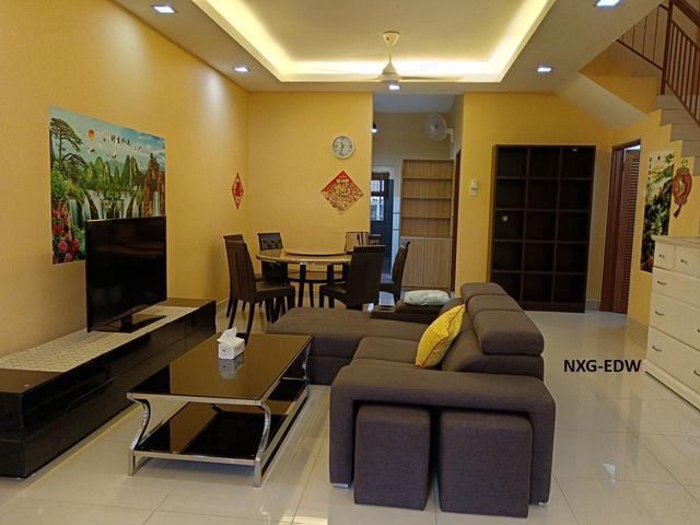 Fully FurnisedAlam Nusantara Setia Alam Double Storey Terrace House