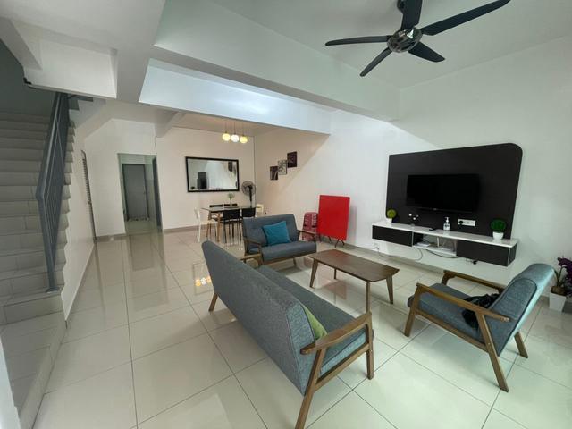 Fully furnish25 story terrace for sale near town