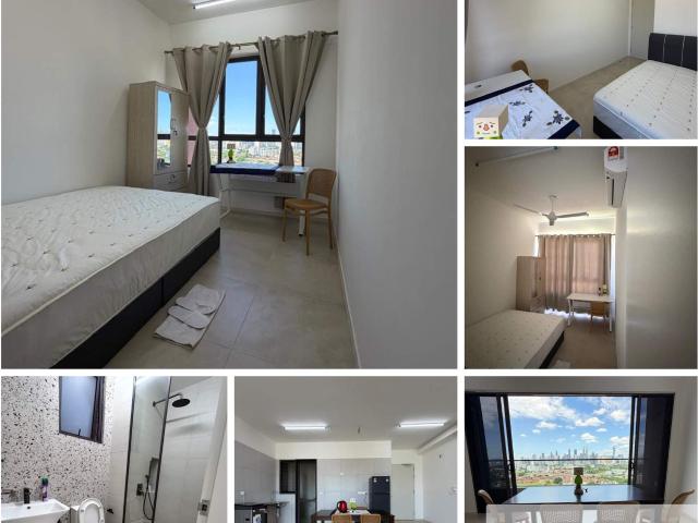 Fully Furnish MIDDLE room with AIRCOND for RENT at CURVO Residence Condo Setapak