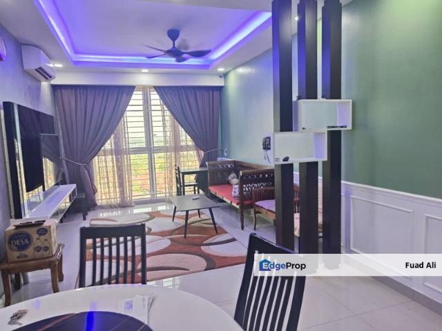 Fully Furnished 3 Bedroom Ceria Residence Cyberjaya Near School, Tamarind Square, Dpulze, MMU, UOC,Hosp Cyberjaya