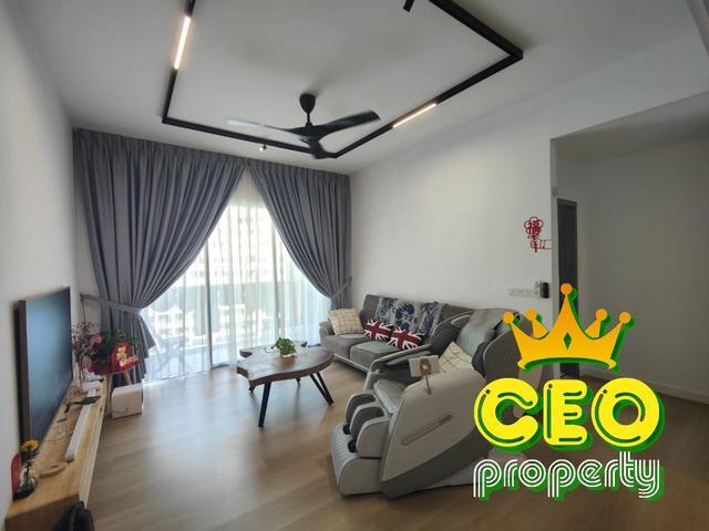 Fully Furnished 3 Bedroom Condomium at Triuni Residence Gelugor
