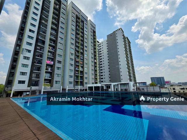 Fully Furnished & 3 Parking | Penthouse Duplex Residensi Alami, Seksyen 13 Shah Alam