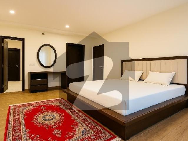 Fully Furnished 2 Bed Apartment for Rent in Sukh Chayn Residences Margalla Facing Sukh Chayn Residence