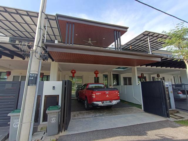 Fully Furnished 2 Storey Terrace Facing Playground Taman One Krubong