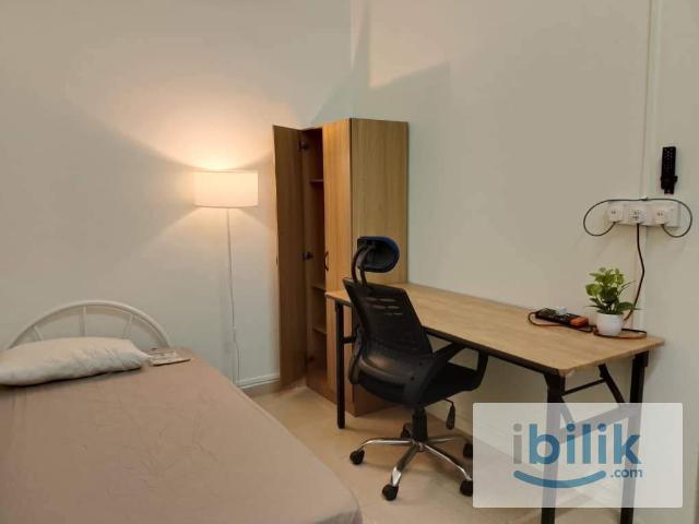 fully furnished, chinese male only, bukit serdang, bs5, easy park car, include: water+ele+gas+ wifi+cleaning