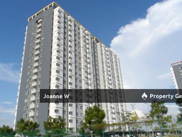 Fully Furnished Affordable Apartment for Sale at Pangsapuri Kemuning Aman