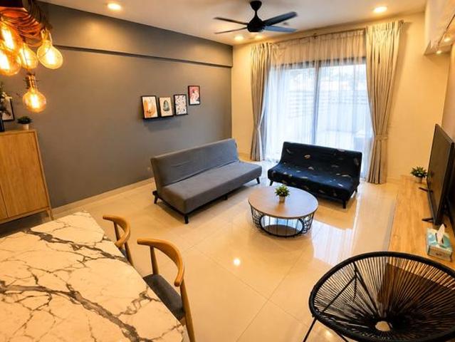 Fully Furnished Apartment in Radia Residence Bukit Jelutong For Rent