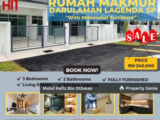 Fully Furnished At DARULAMAN Lagenda, SUNGAI PETANI KEDAH