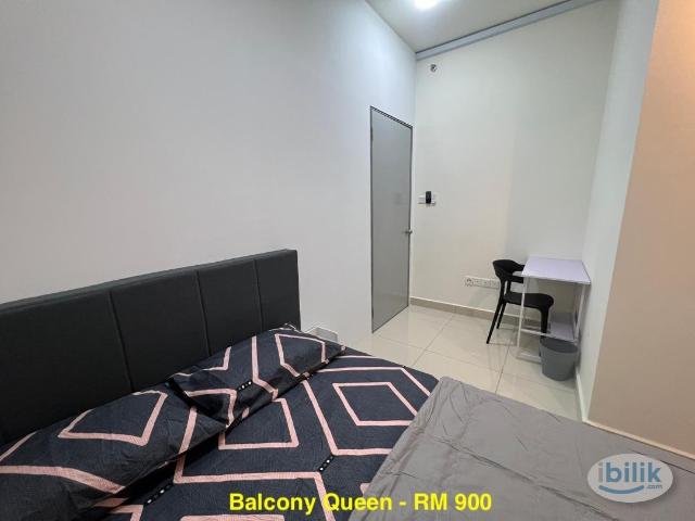 Fully Furnished Balcony Queen Bedroom @ Residence @ Suasana Damai @ MALE/MIXED UNIT