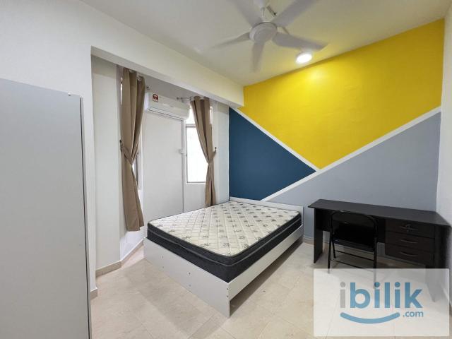 Fully Furnished Bedroom at Bukit OUG Condo, Bukit Jalil Awan Besar LRT Station
