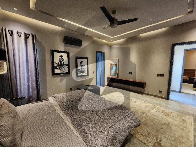 Fully furnished brand new one kanal luxury modern design house in dha phase 07 original picture ac install 2 servant quarters with basement original adds dha phase 7