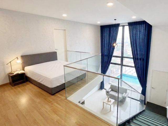Fully Furnished EkoCheras Service Residence Duplex Unit Link MRT