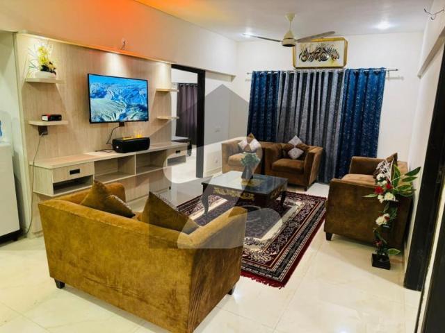 Fully Furnished Flat Available for Rent | 1600 Sq. Ft. 3 Bed D/ | Near Shaheed e Millat Road | PKR 2.2Lac Shaheed Millat Road