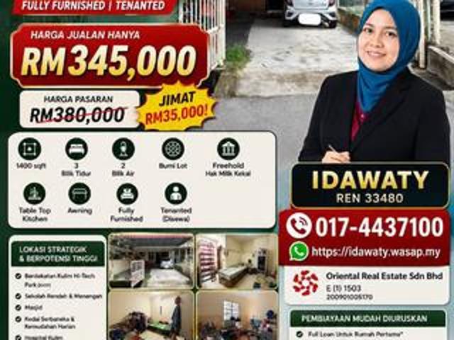 Fully Furnished Kulim Utama Fasa 2