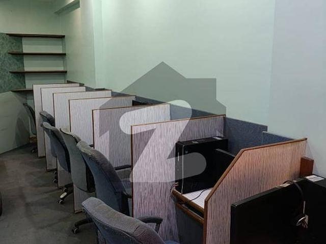 Fully furnished office available for rent at main shahra e faisal