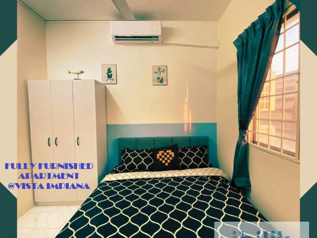 Fully Furnished Medium Room At Vista Impiana Apartment